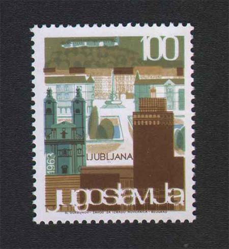 turistička mesta Ljubljana 1963 godina